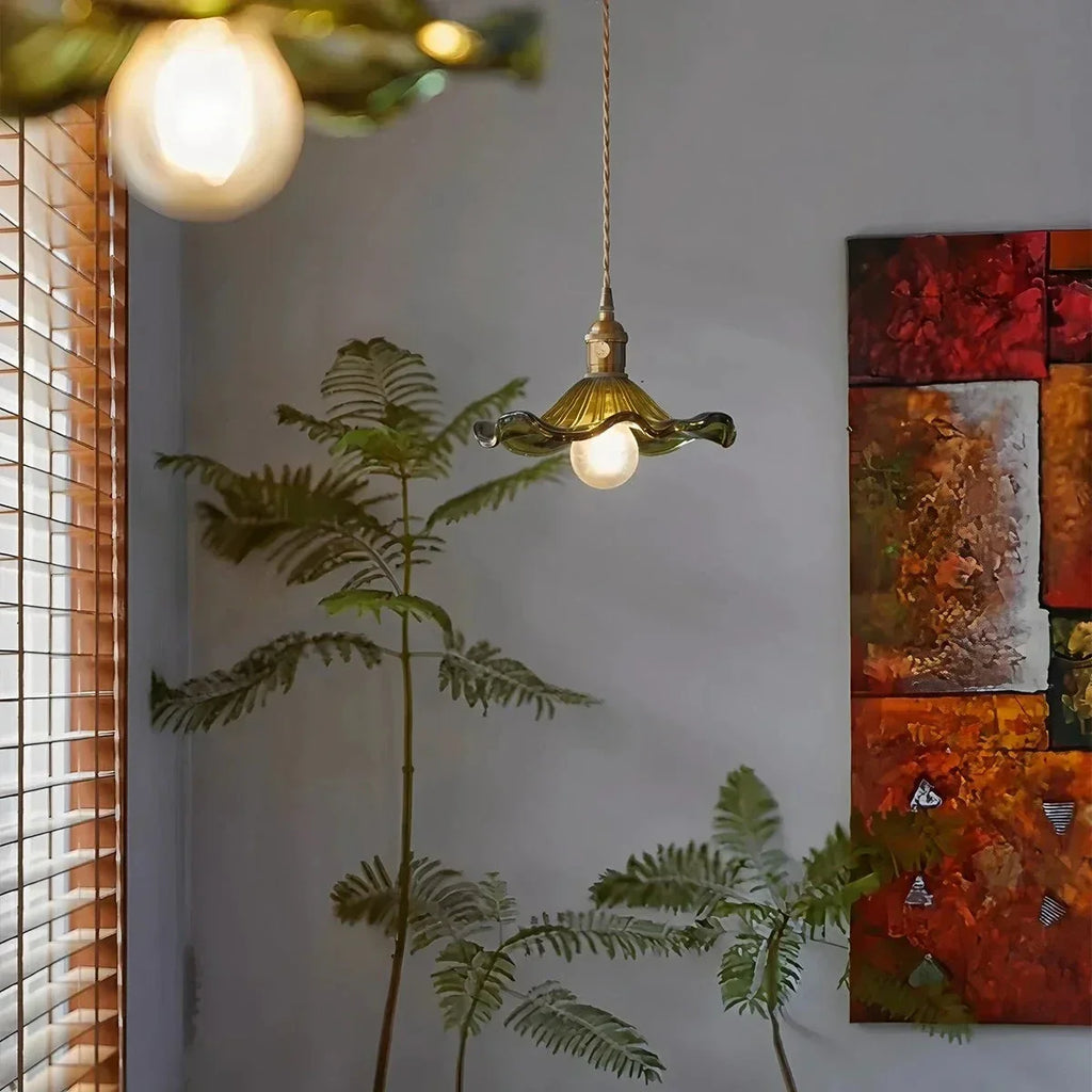 Nordic Japanese Glass Chandelier for Living Room | Desfino