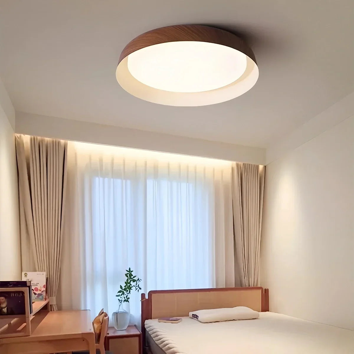 Nordische LED-Deckenleuchte aus Metalllegierung für das Schlafzimmer | Desfino
