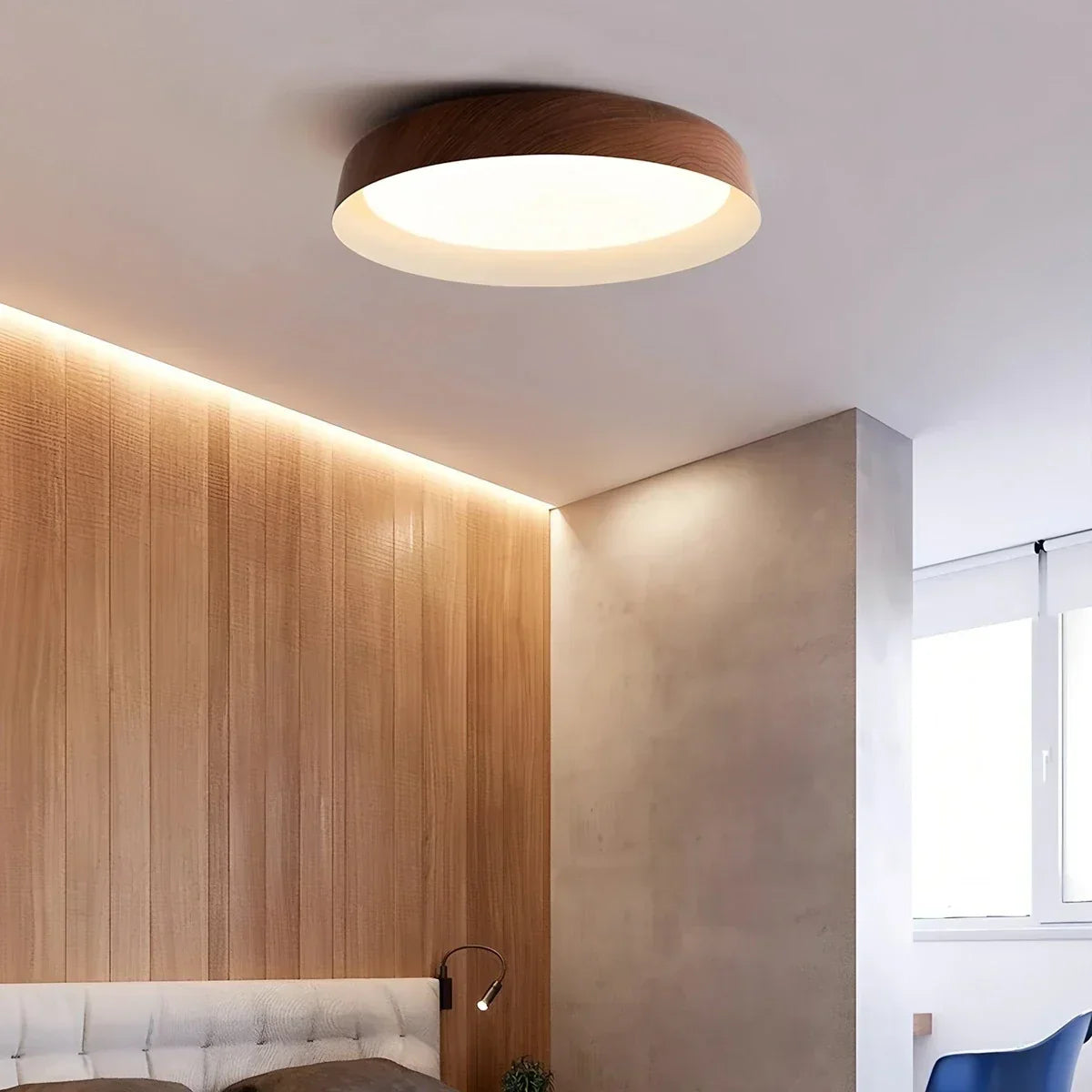 Nordische LED-Deckenleuchte aus Metalllegierung für das Schlafzimmer | Desfino