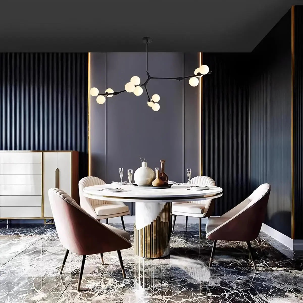 Nordic Magic Bean Chandelier for Dining Area | Desfino