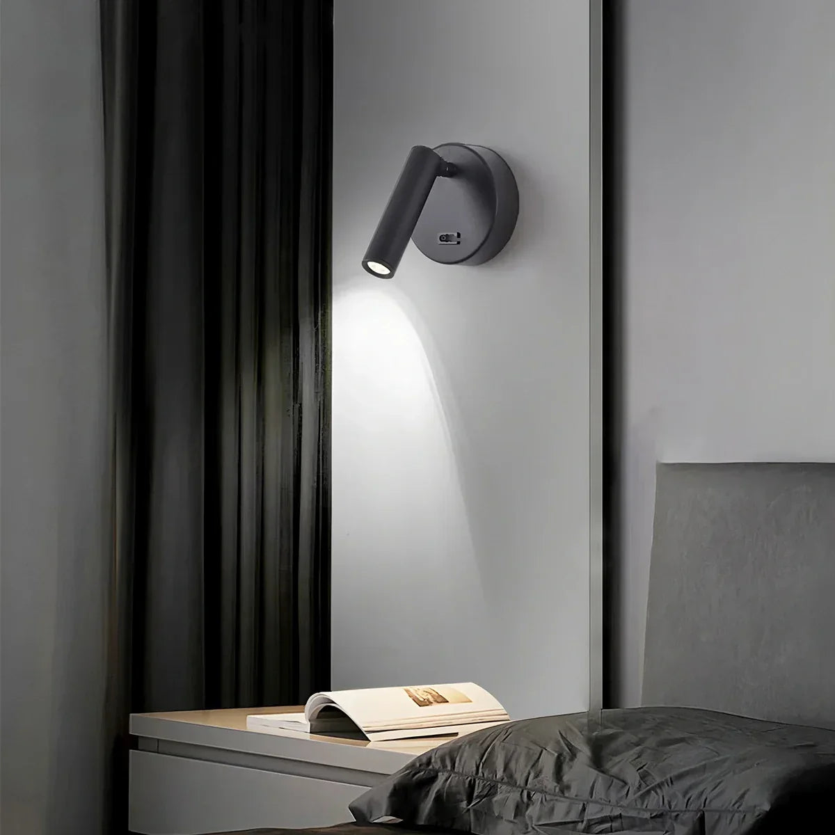 Nordische minimalistische Wandleuchte und Strahler für das Schlafzimmer | Desfino