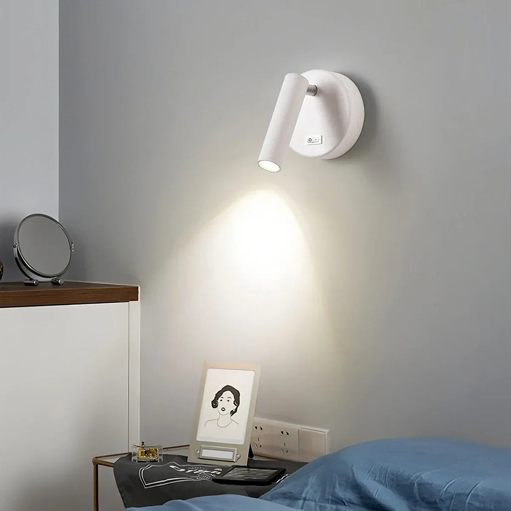 Nordische minimalistische Wandleuchte und Strahler für das Schlafzimmer | Desfino