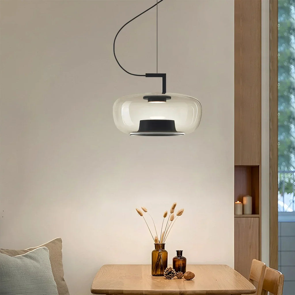 Nordische minimalistische Glas-Pendelleuchte | Desfino