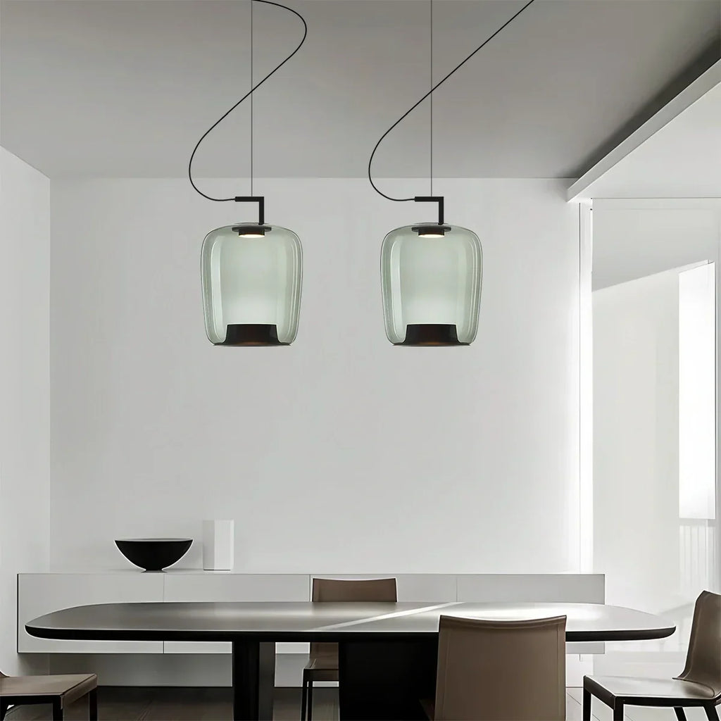 Nordische minimalistische Glas-Pendelleuchte | Desfino