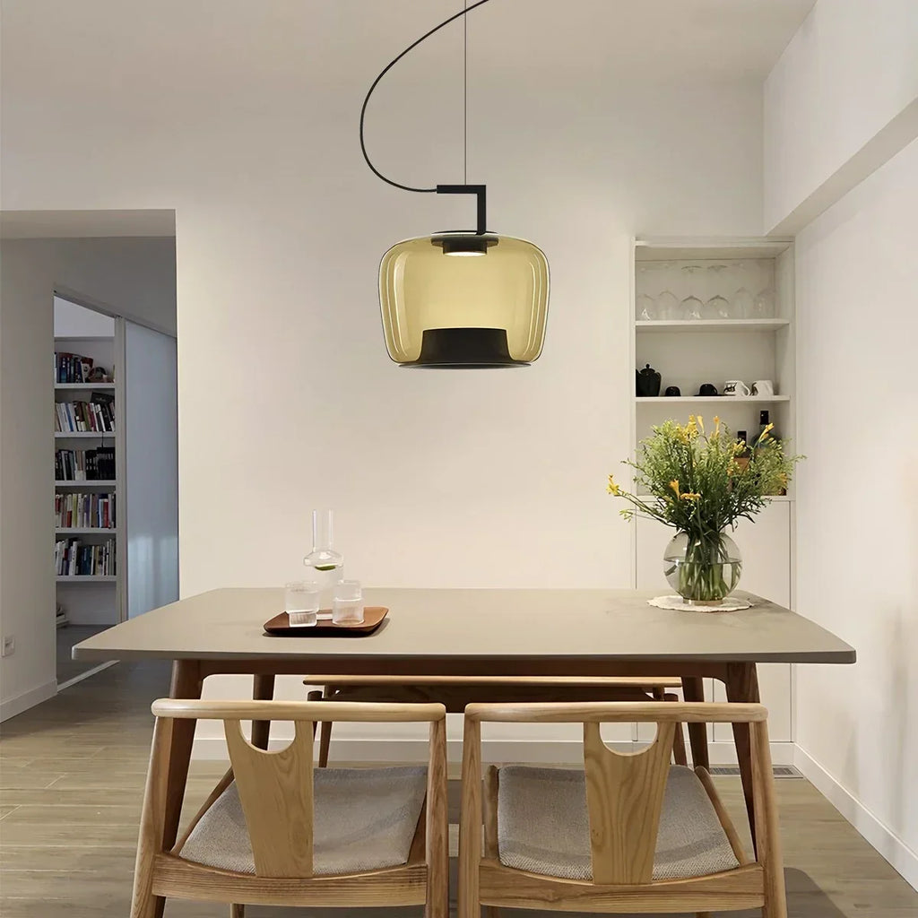 Nordische minimalistische Glas-Pendelleuchte | Desfino