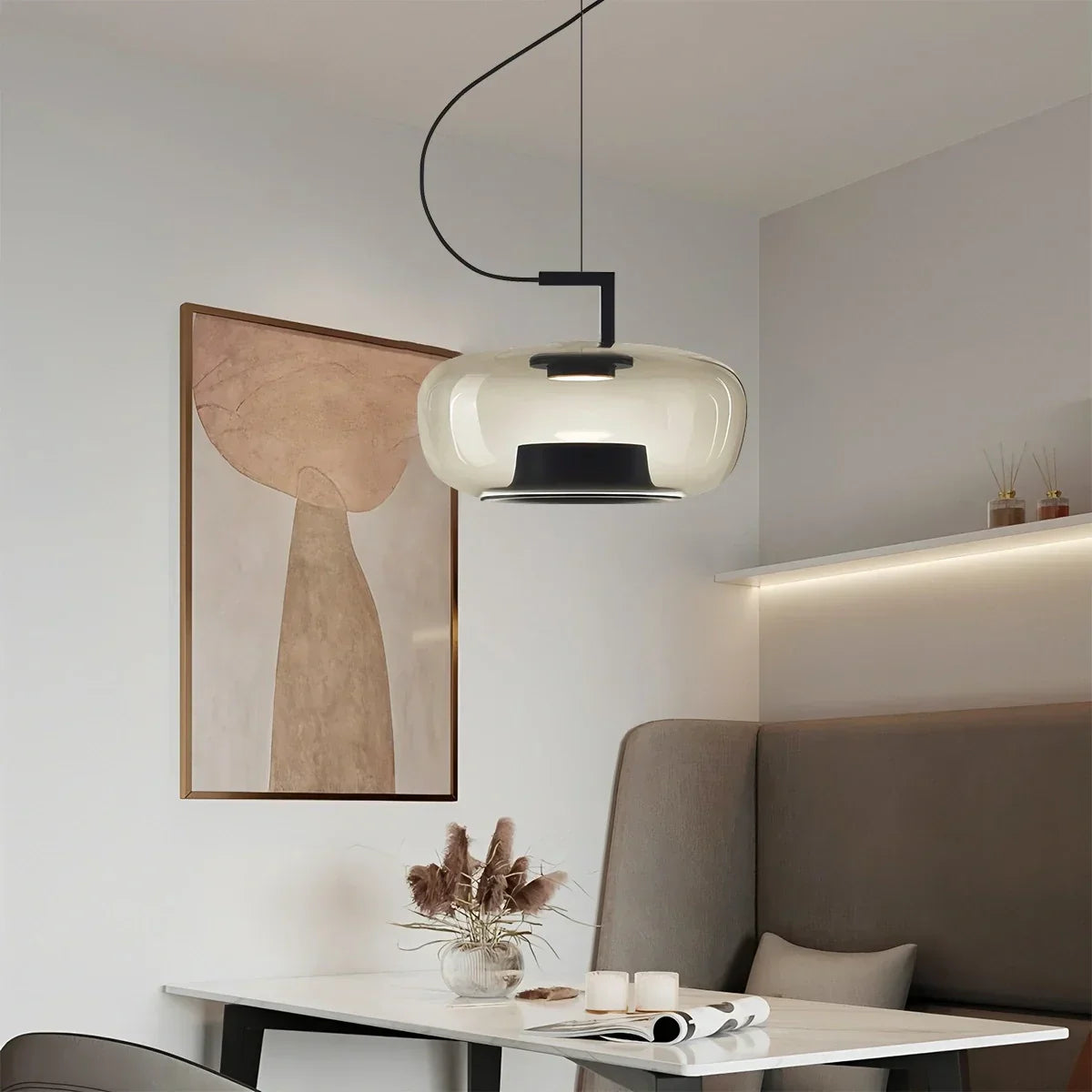 Nordische minimalistische Glas-Pendelleuchte | Desfino