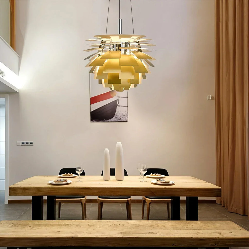 Moderne Pendelleuchte im Art-déco-Stil mit mehreren Ebenen | Desfino