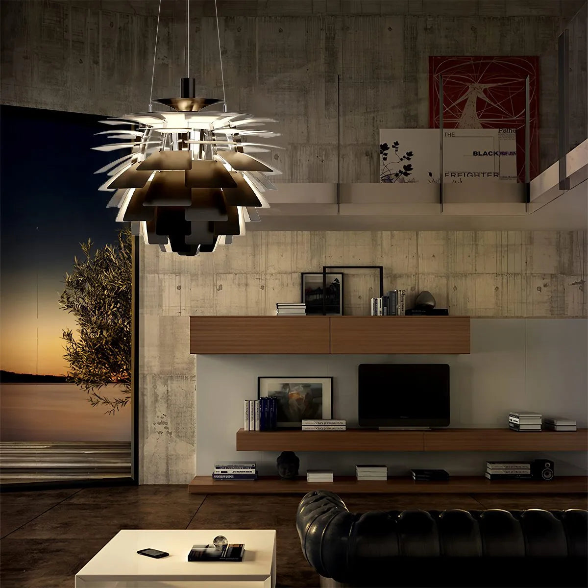 Moderne Pendelleuchte im Art-déco-Stil mit mehreren Ebenen | Desfino