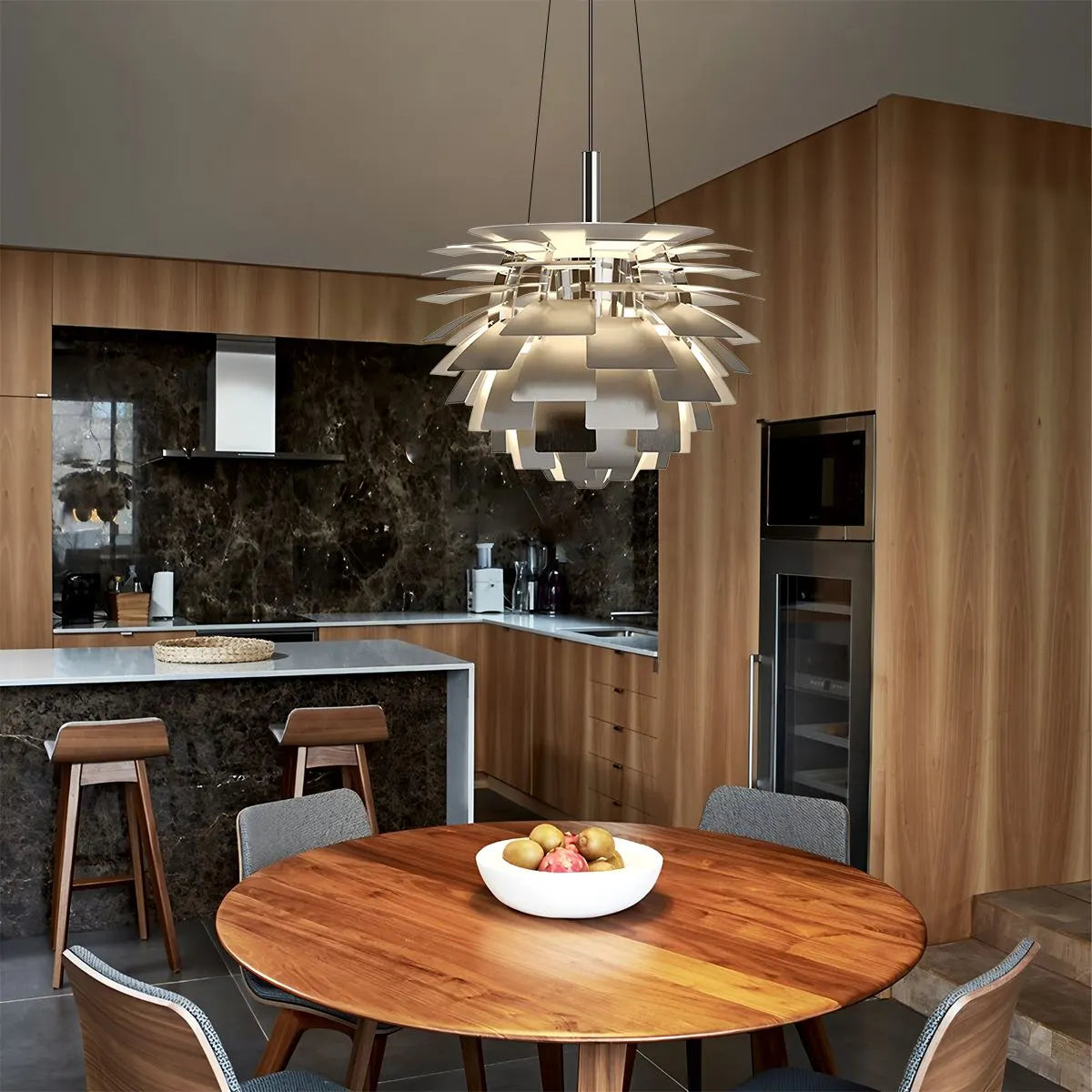 Moderne Pendelleuchte im Art-déco-Stil mit mehreren Ebenen | Desfino