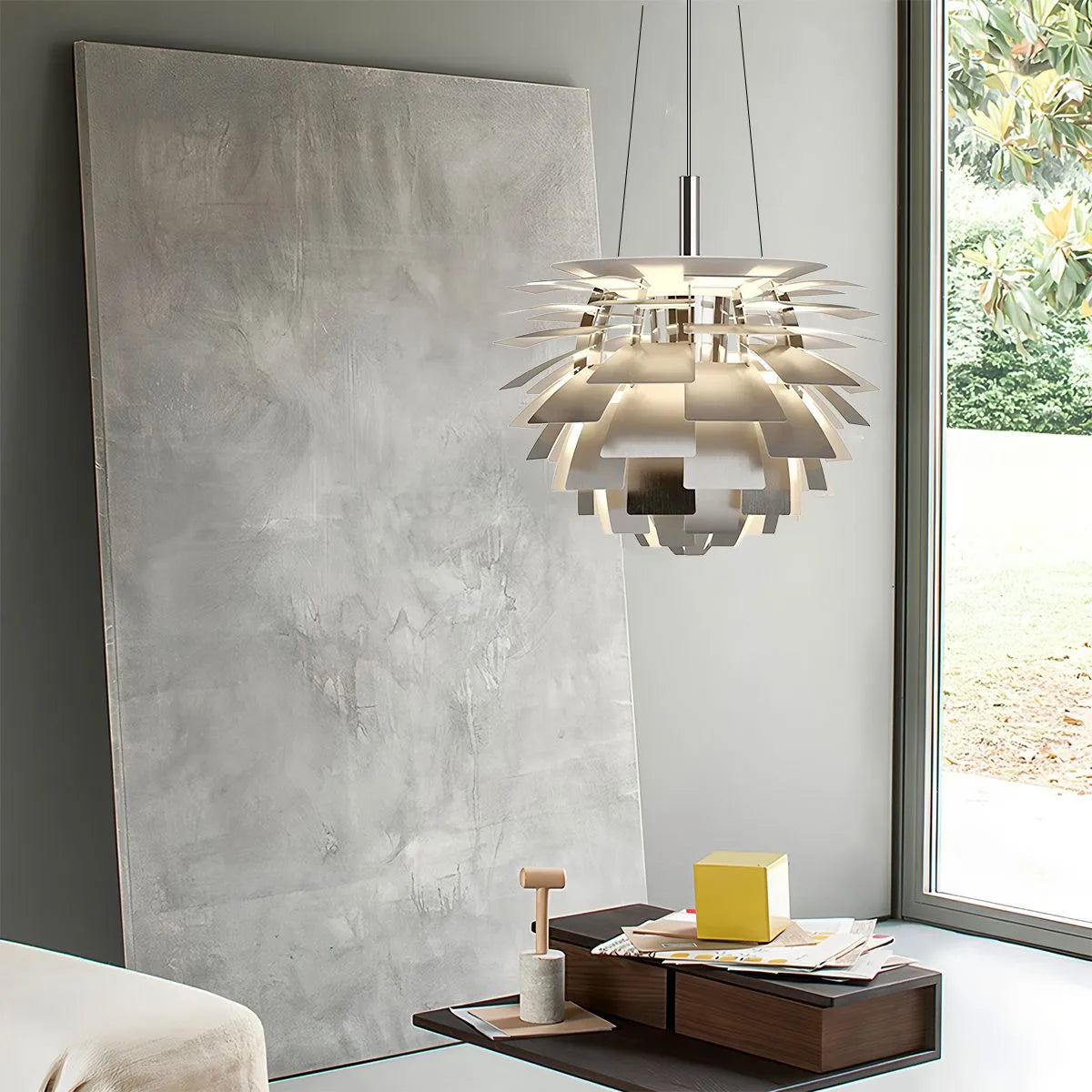 Moderne Pendelleuchte im Art-déco-Stil mit mehreren Ebenen | Desfino