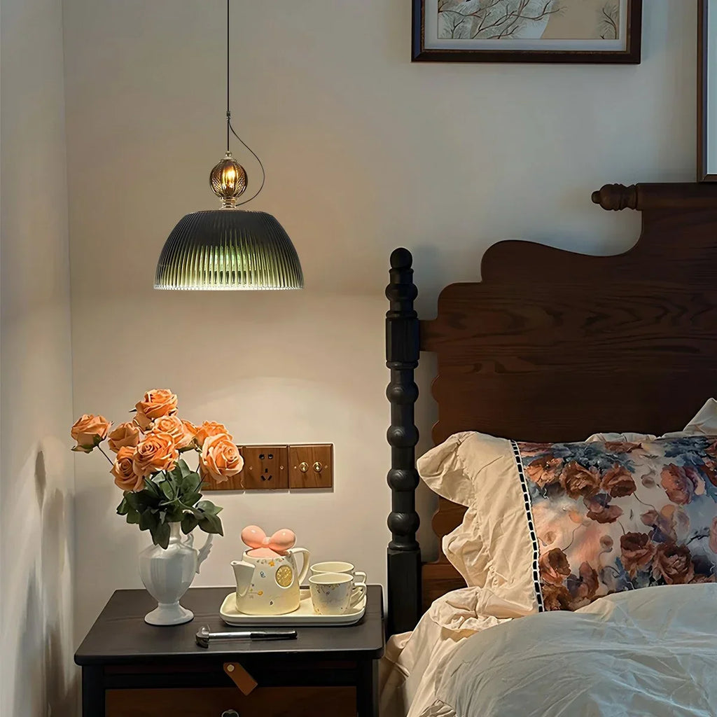 Nordische Retro-Glas-Pendelleuchte für das Esszimmer | Desfino