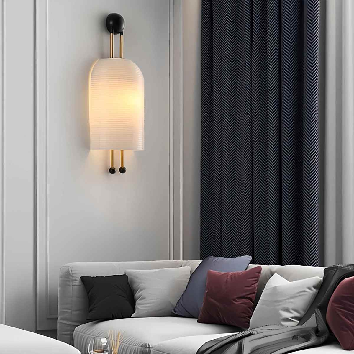Nordic Simple Glass Wall Lamp | Desfino