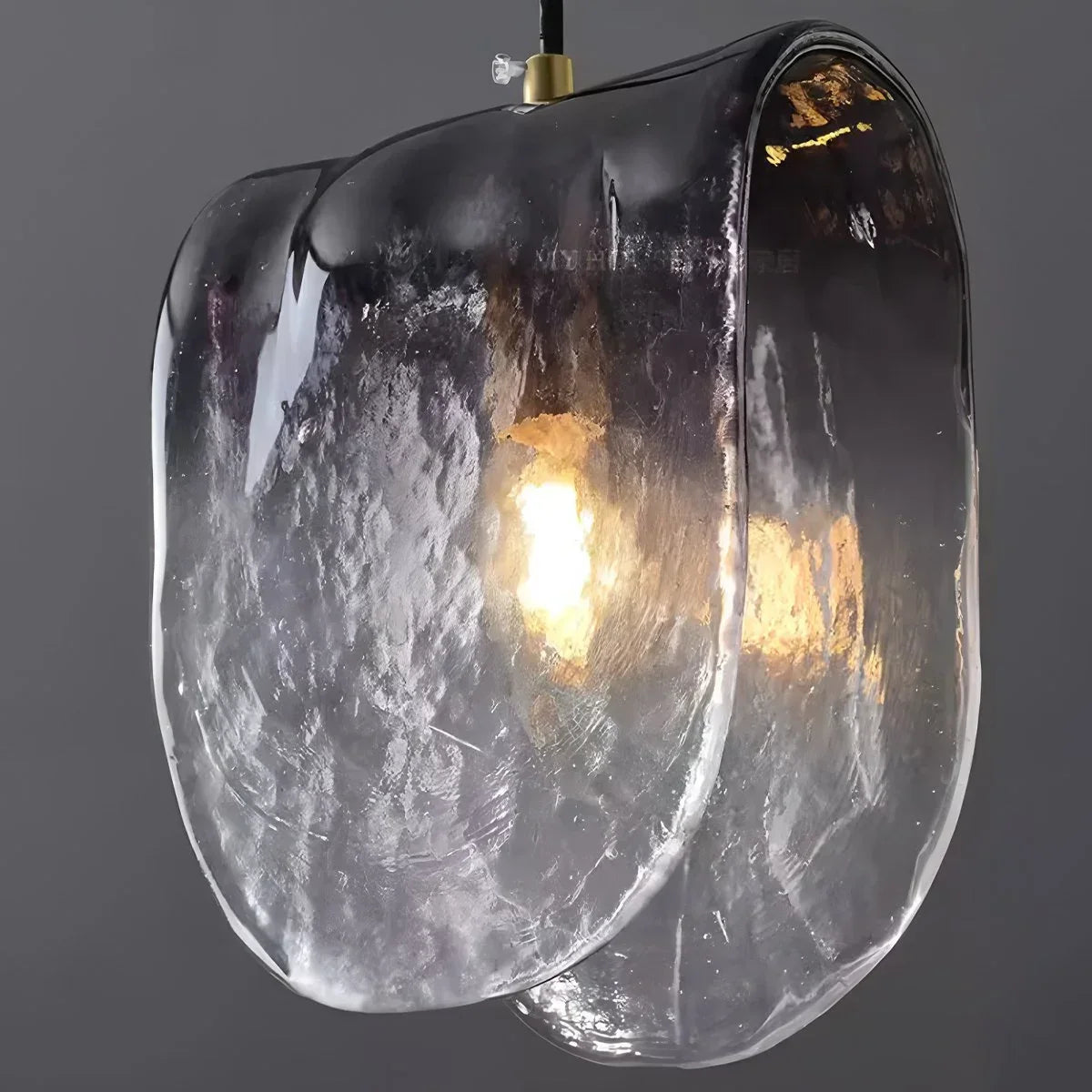 Modern Gradient Glass Pendant Light for Bedside | Desfino