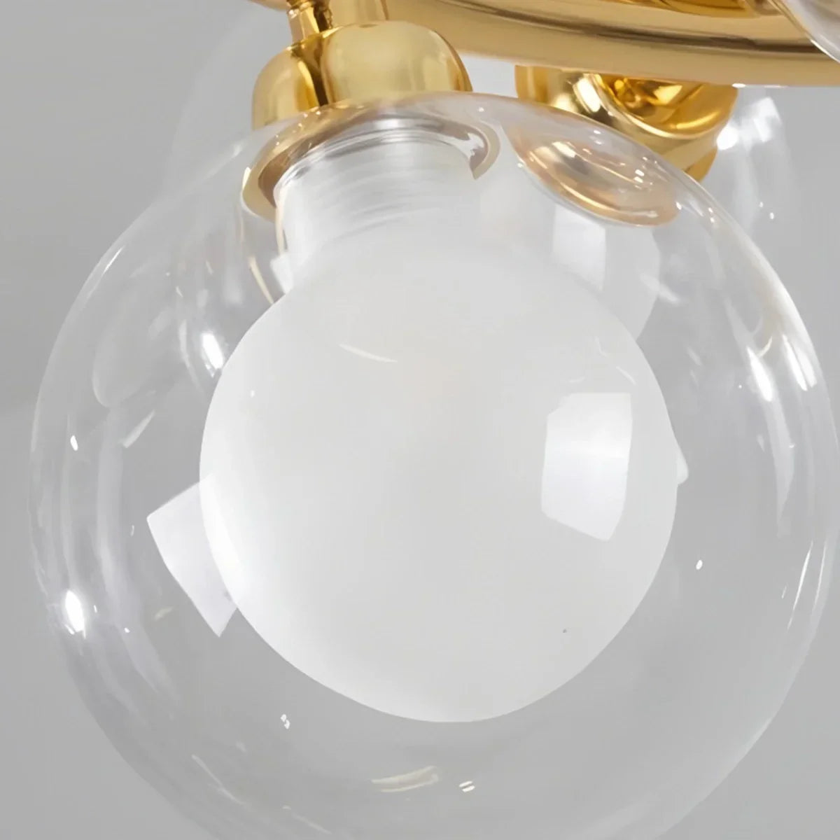 Nur Bubble Glass Chandelier for Living Room | Desfino