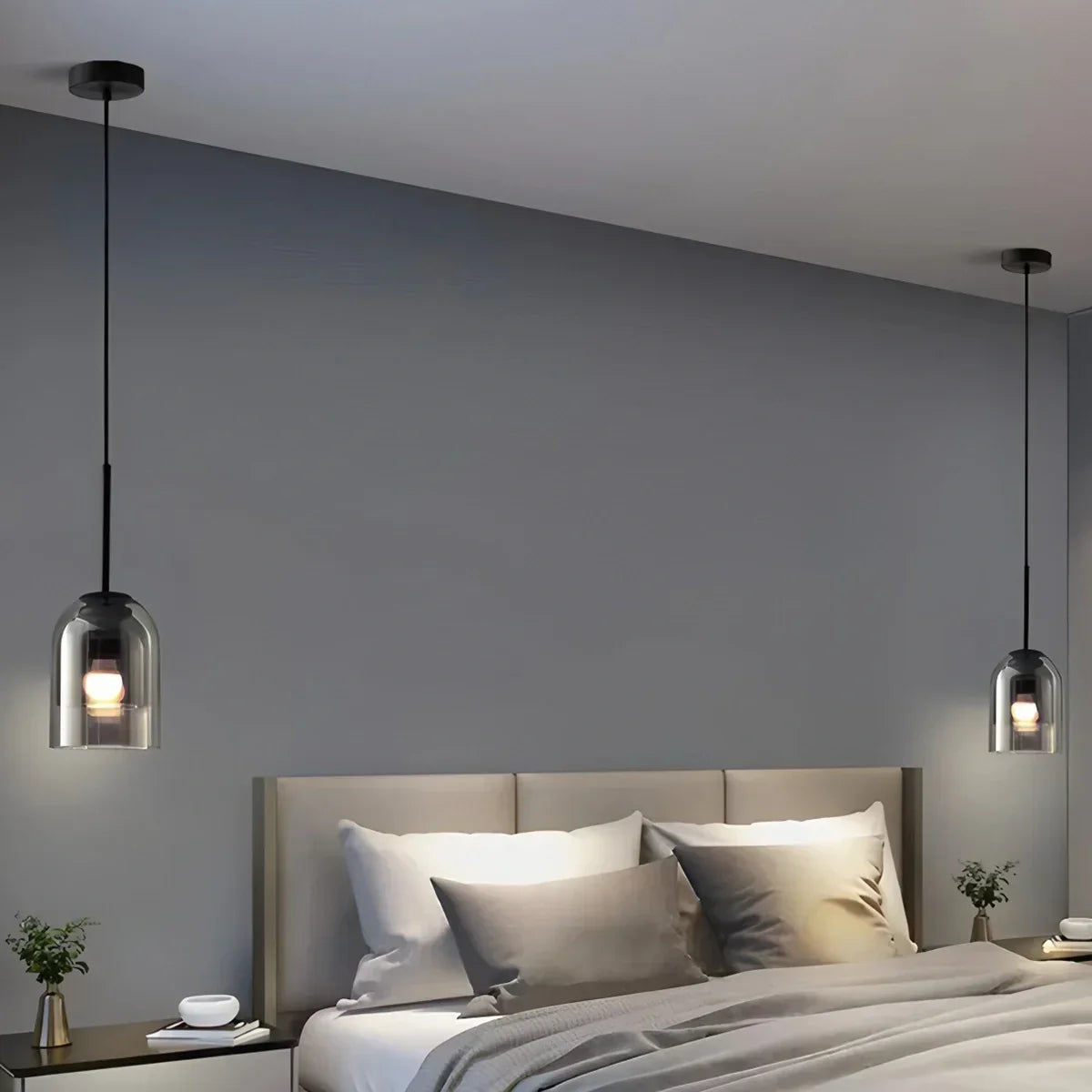 Otzara Double Glass Pendant Light for Dining Area | Desfino