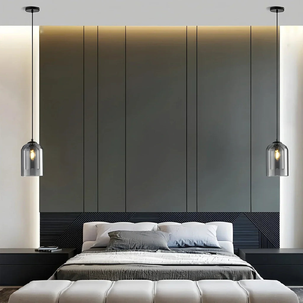 Otzara Double Glass Pendant Light for Dining Area | Desfino