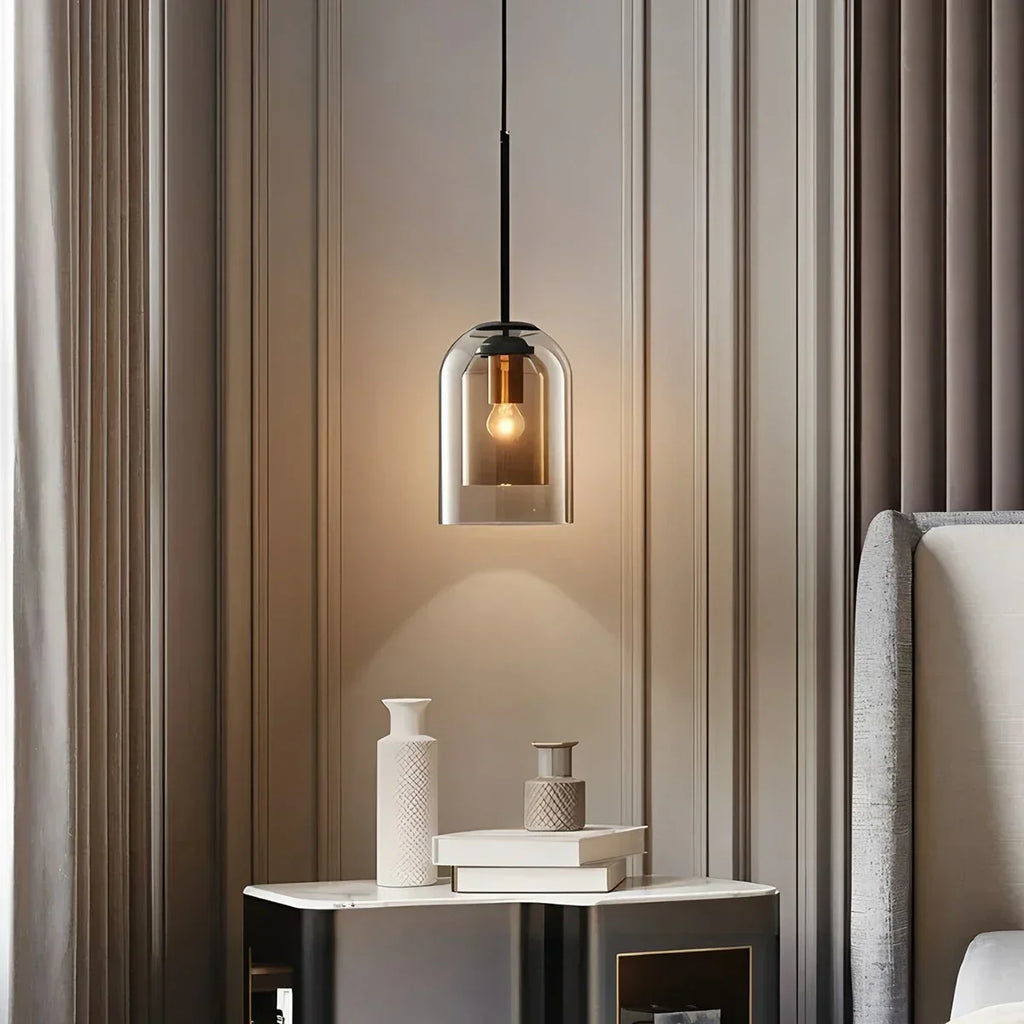 Otzara Double Glass Pendant Light for Dining Area | Desfino