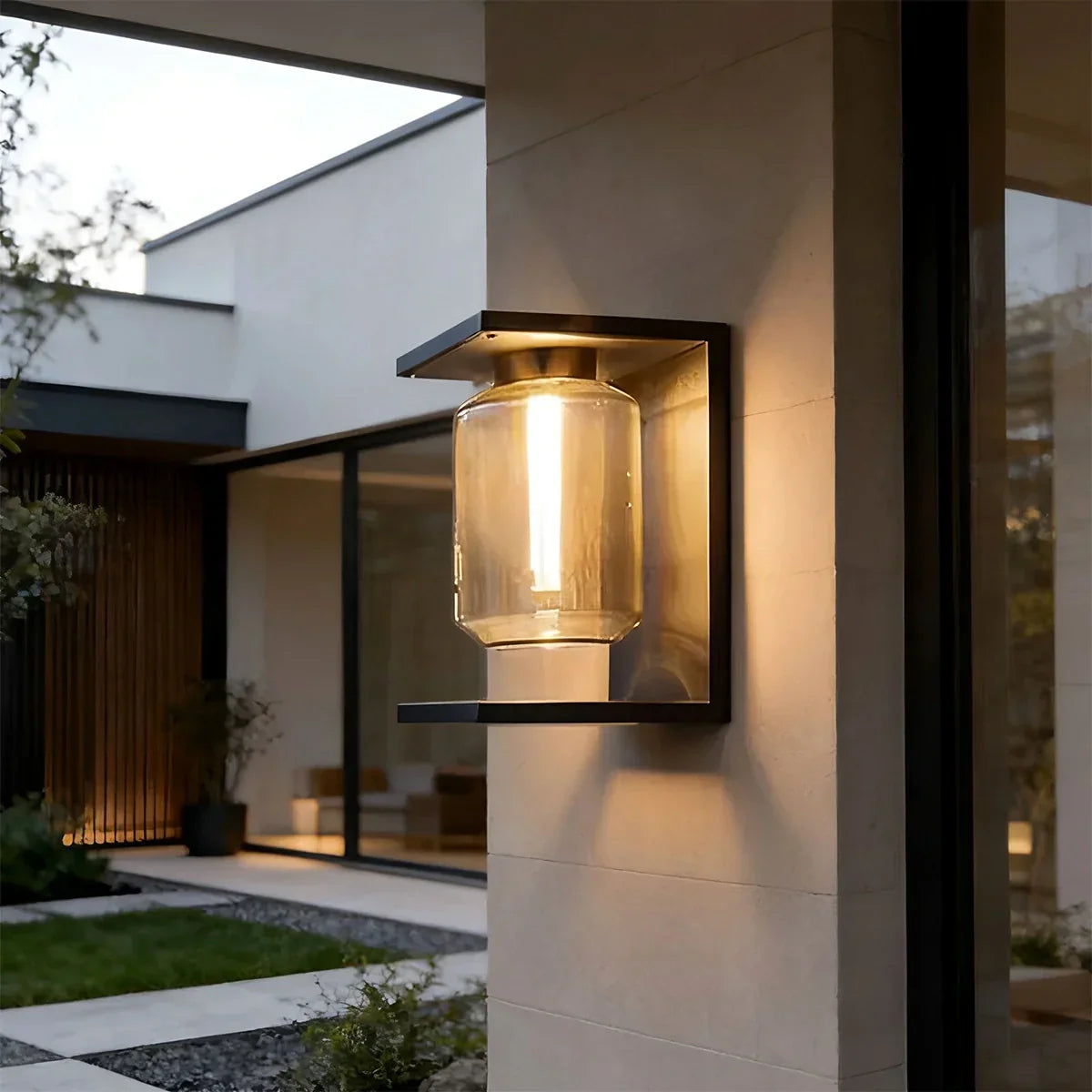 Outdoor Solar Waterproof Wall Lamp | Desfino