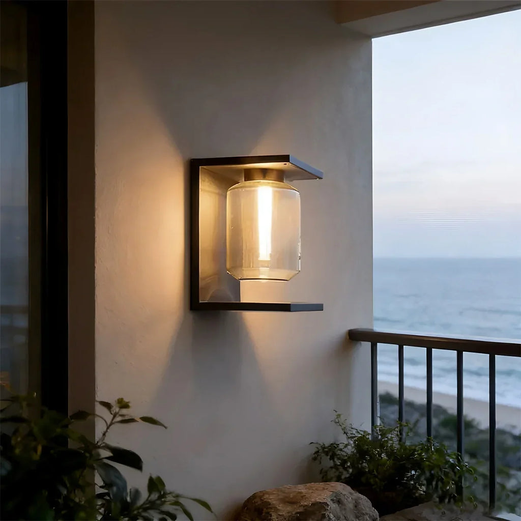 Outdoor Solar Waterproof Wall Lamp | Desfino
