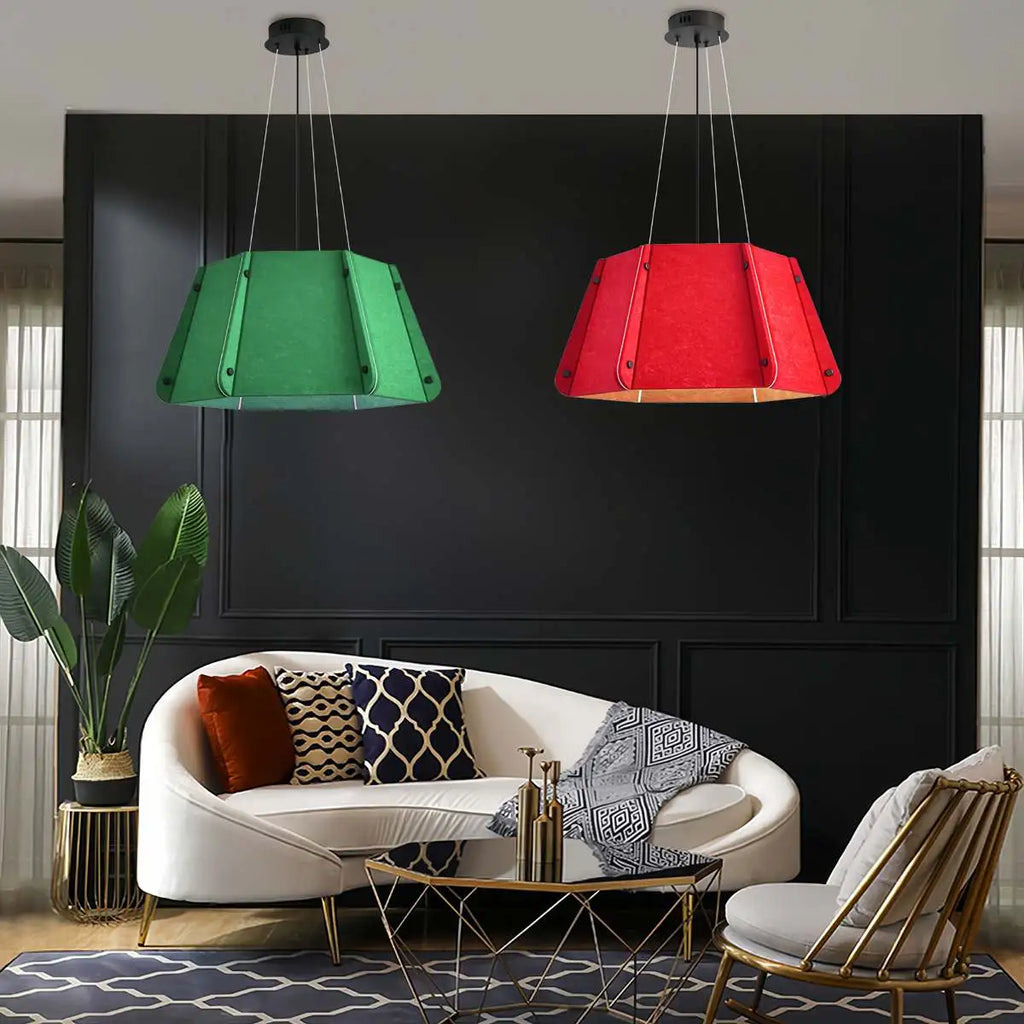 Outward Turning Circular Cone Acoustic Pendant Light | Desfino
