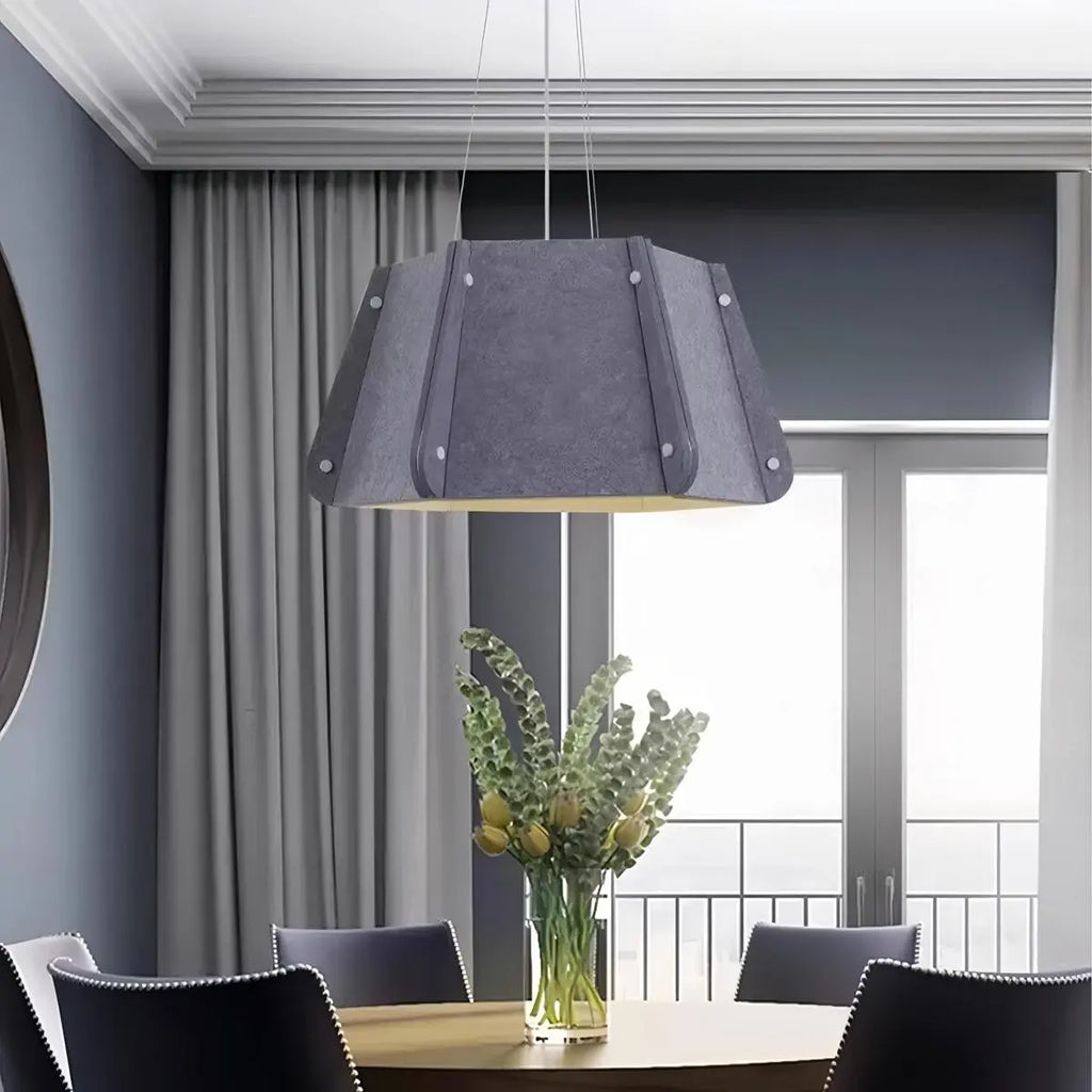 Outward Turning Circular Cone Acoustic Pendant Light | Desfino
