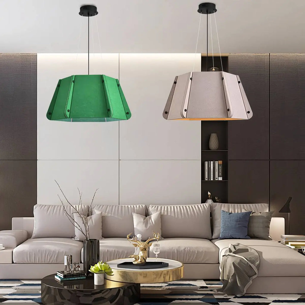Outward Turning Circular Cone Acoustic Pendant Light | Desfino