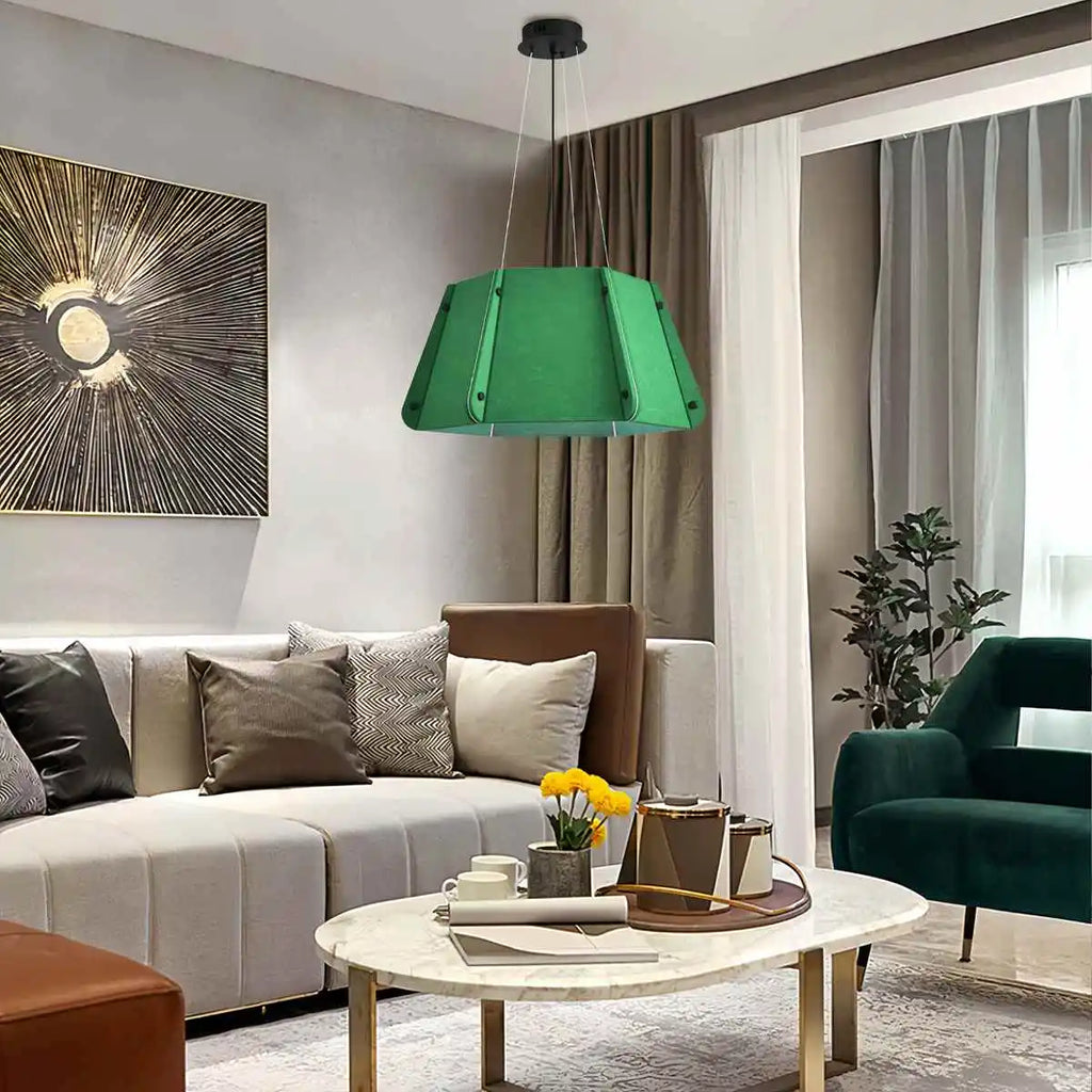 Outward Turning Circular Cone Acoustic Pendant Light | Desfino