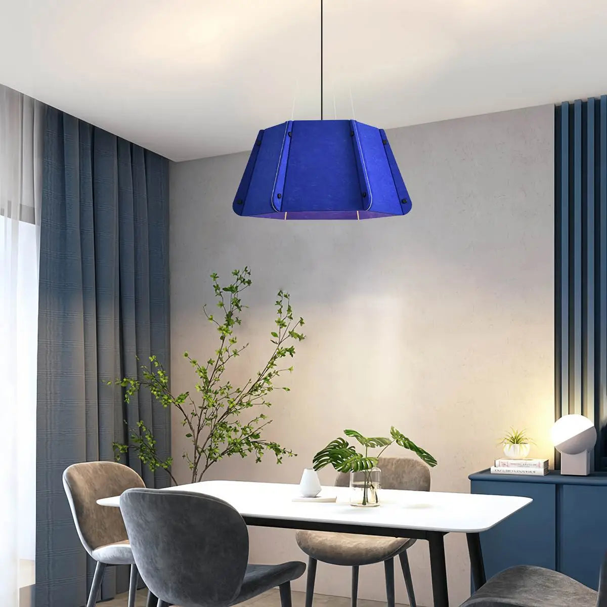 Outward Turning Circular Cone Acoustic Pendant Light | Desfino