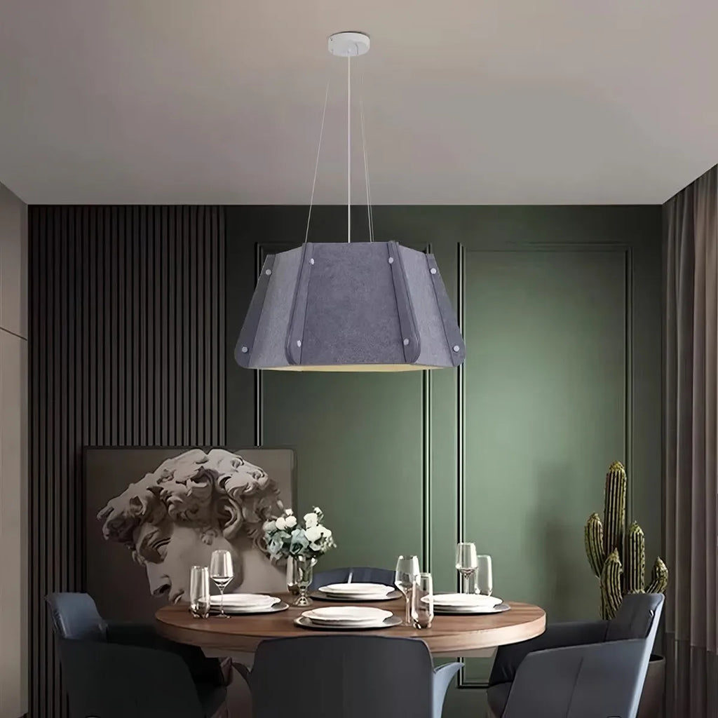 Outward Turning Circular Cone Acoustic Pendant Light | Desfino