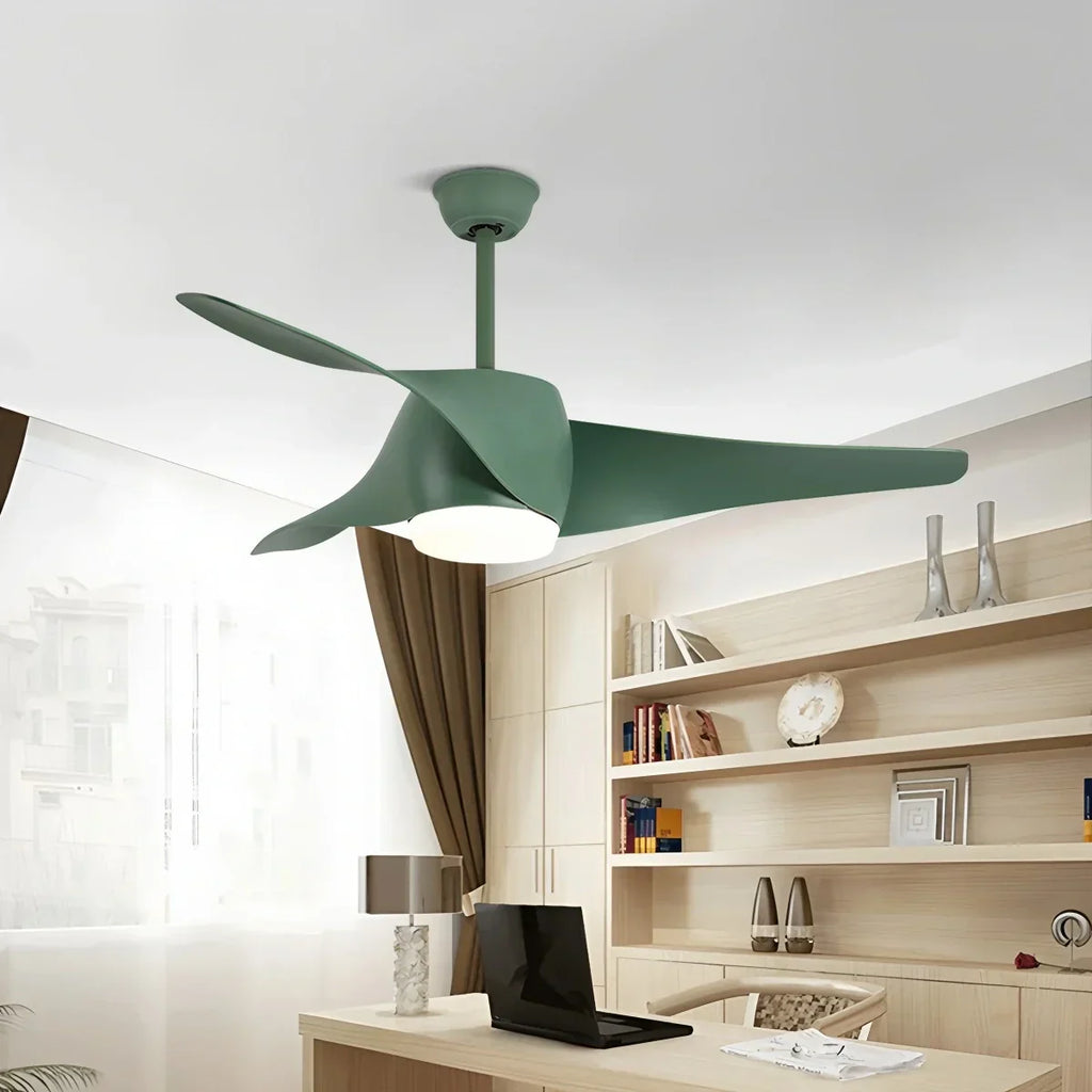 Deckenventilator mit Lampe und Propellerdesign für das Esszimmer | Desfino