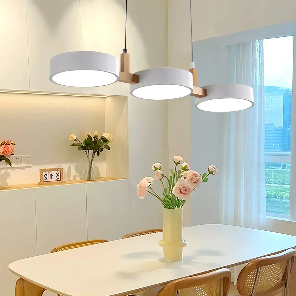 Rangeen Disc Splicing Pendant Light for Dining Room | Desfino