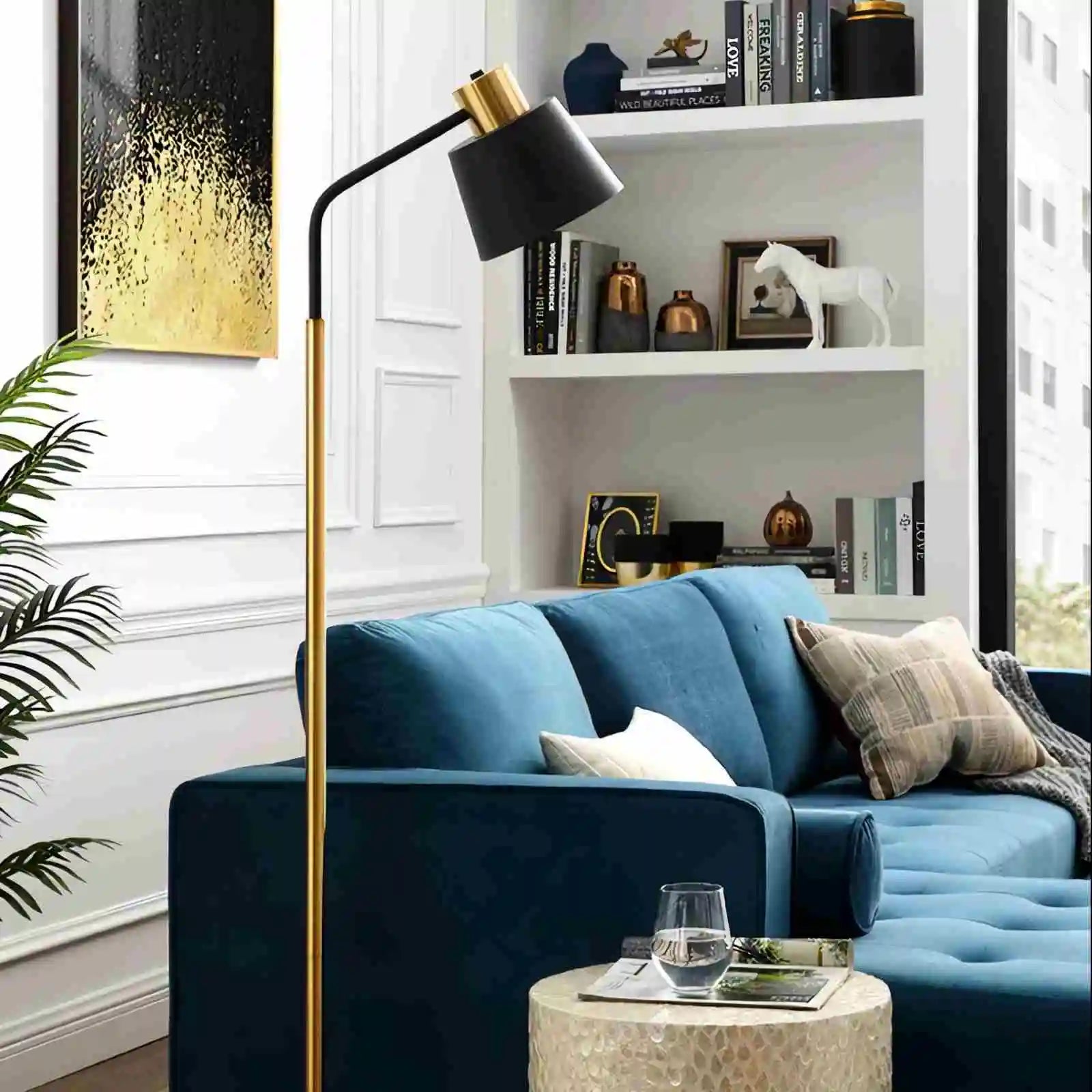 Remote Control Floor Lamp for Living Room | Desfino