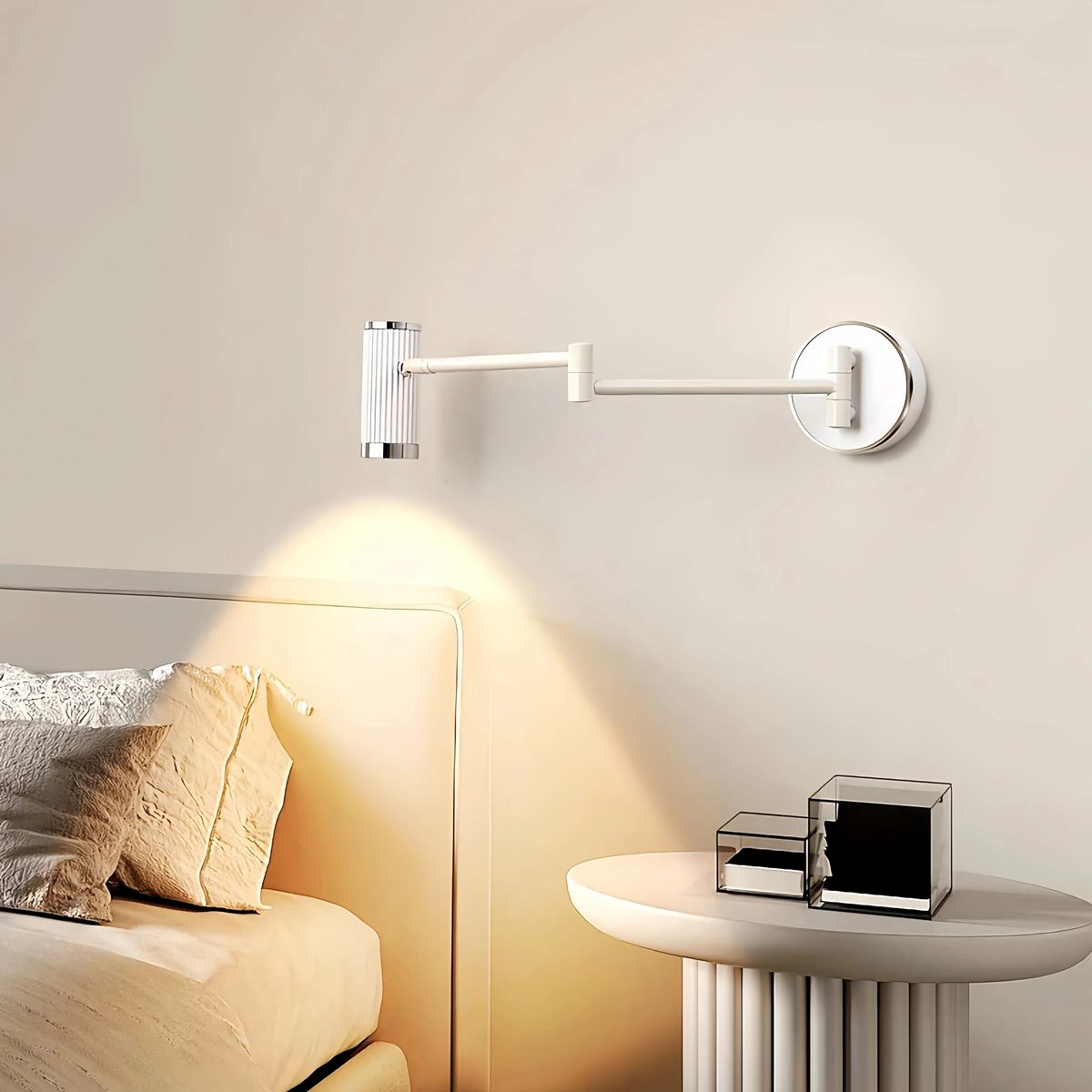 Roman Column Wall Sconce for Bedroom | Desfino