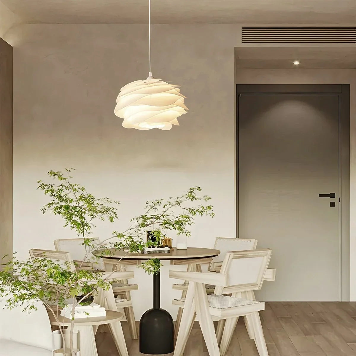 Blumen-Pendelleuchte mit Rosendesign für das Schlafzimmer | Desfino