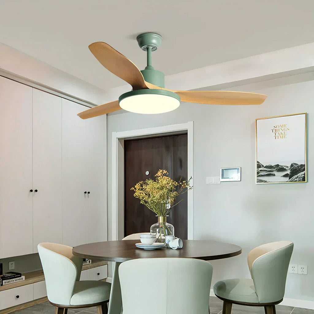 Scandi Reversible Ceiling Fan with Light | Desfino