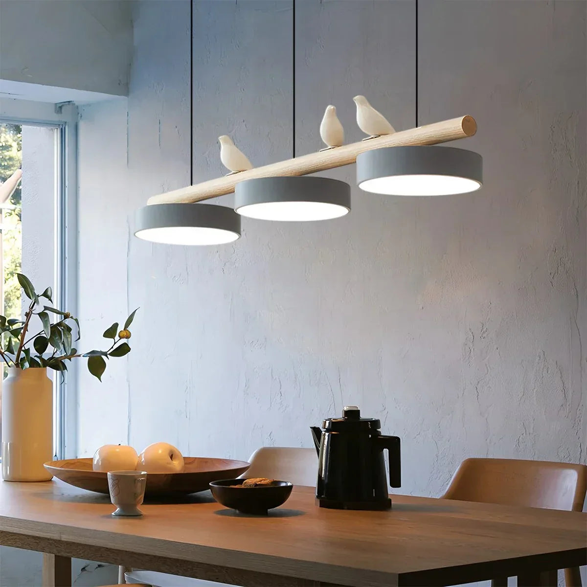 Modern Bird Perch Linear Chandelier for Dining Room | Desfino