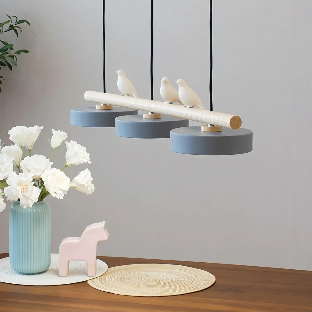 Modern Bird Perch Linear Chandelier for Dining Room | Desfino