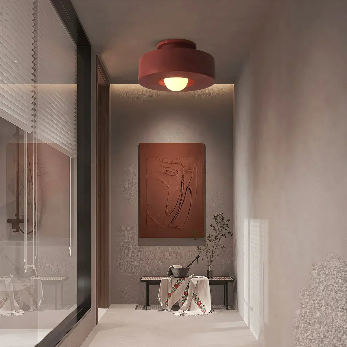 Wabi Sabi Simon Ceiling Lamp for Hallway | Desfino