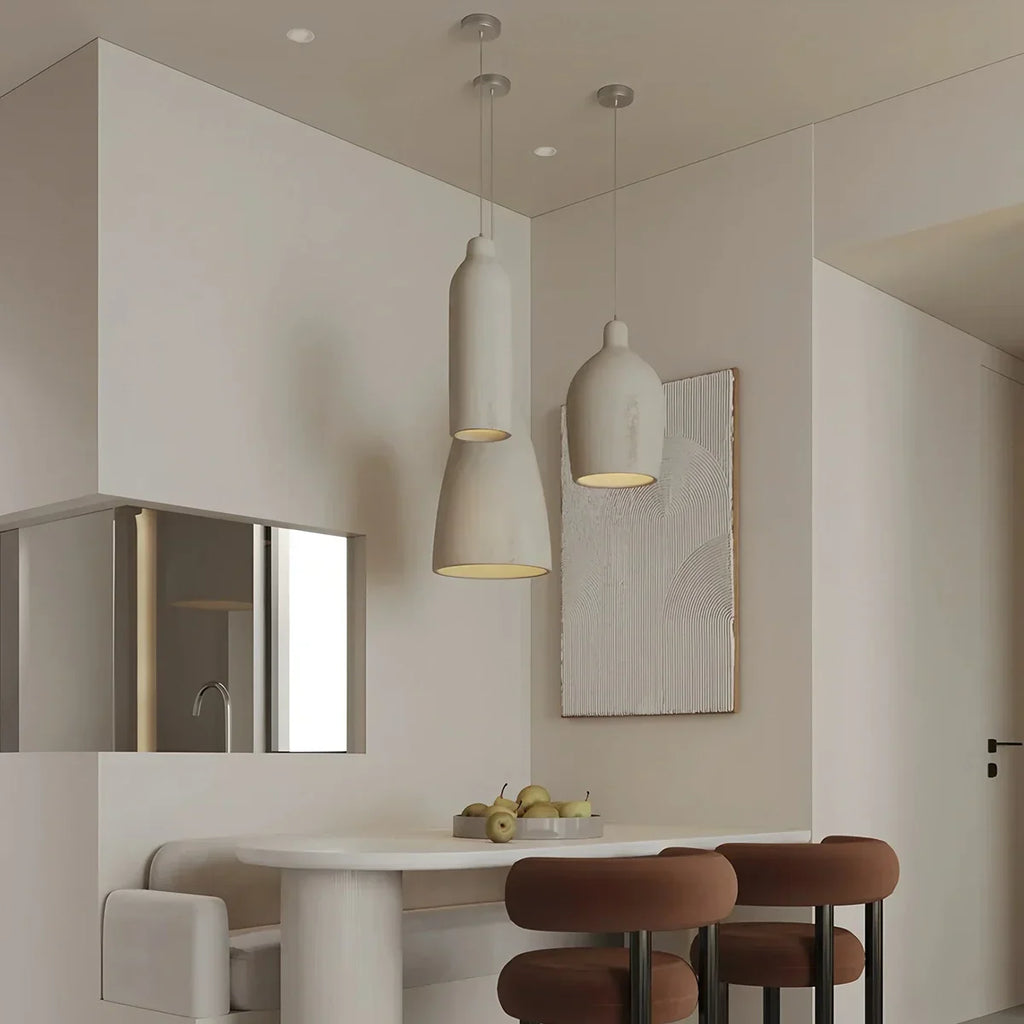 Simple Gypsum Pendant Lights for Dining Room | Desfino