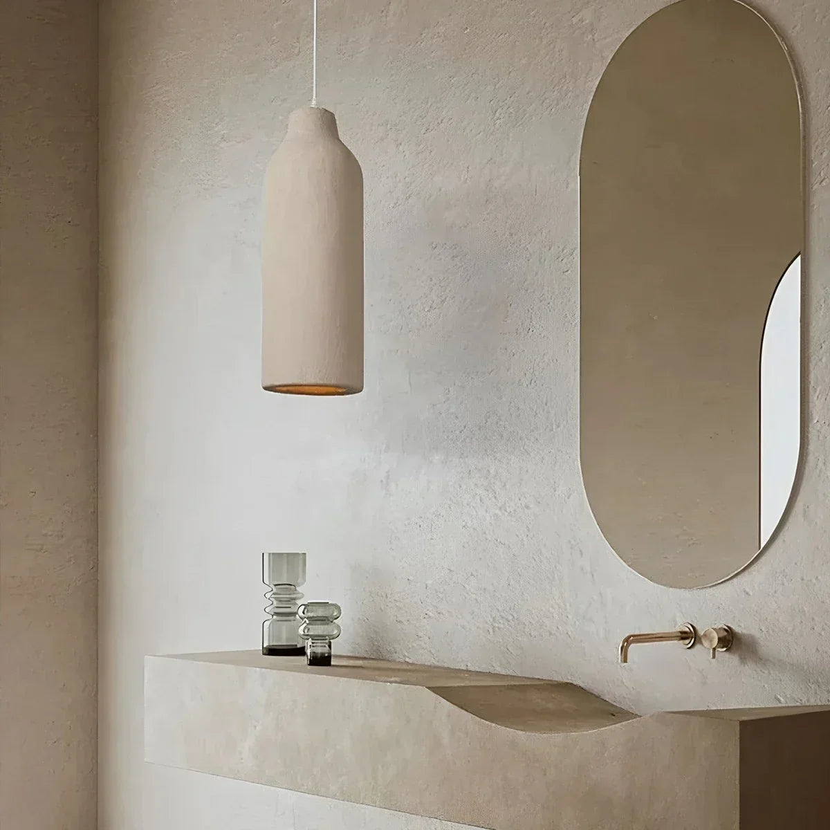 Simple Gypsum Pendant Lights for Dining Room | Desfino