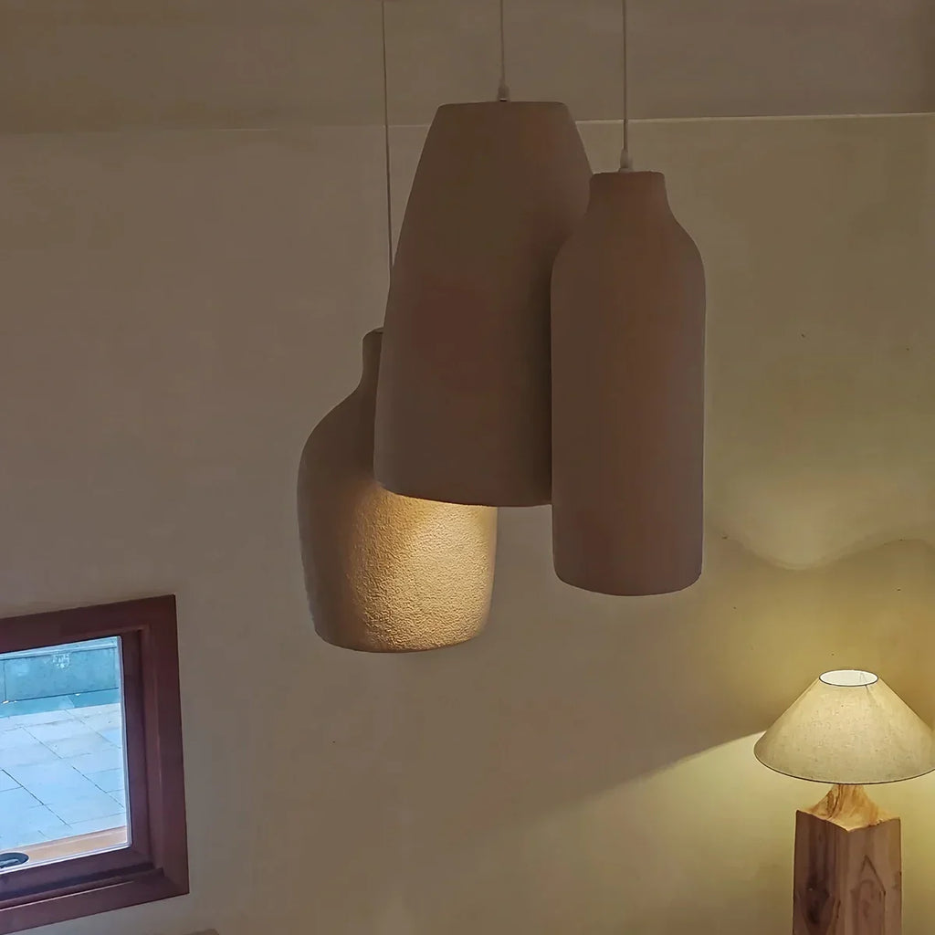 Simple Gypsum Pendant Lights for Dining Room | Desfino