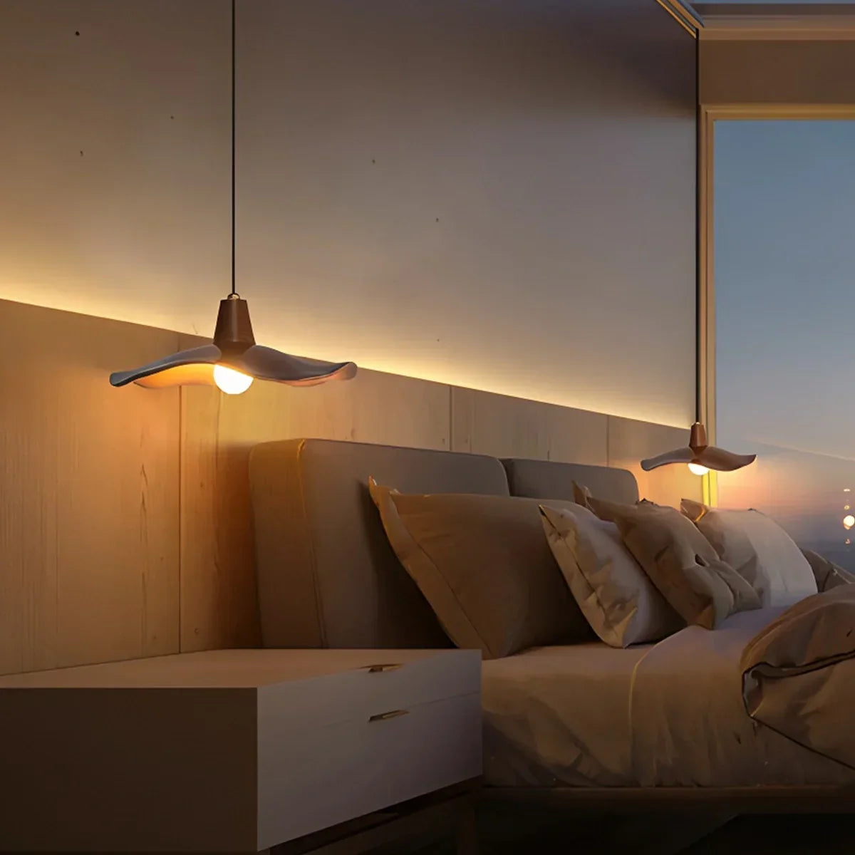 Retro Wave Wabi Sabi Pendant Light | Desfino