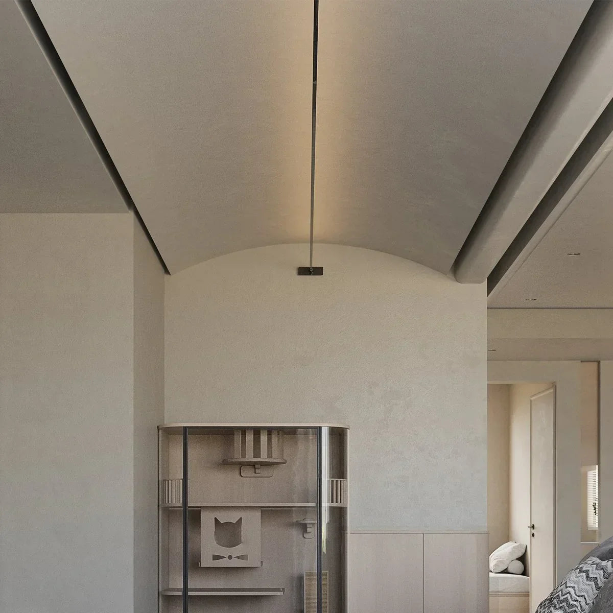 Moderne Skyline-Wandlampe für das Wohnzimmer | Desfino