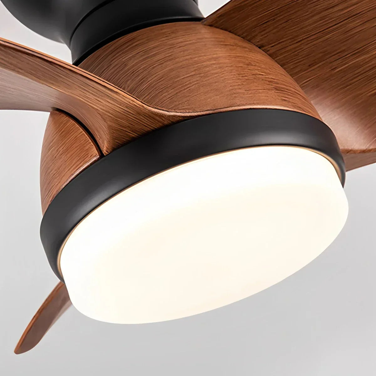 Small Flush Mount Ceiling Fan with Light | Desfino
