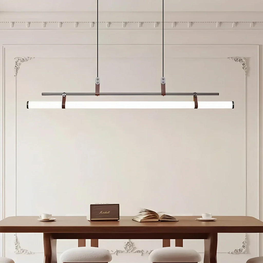 Lineare LED-Pendelleuchte Solin für den Essbereich | Desfino