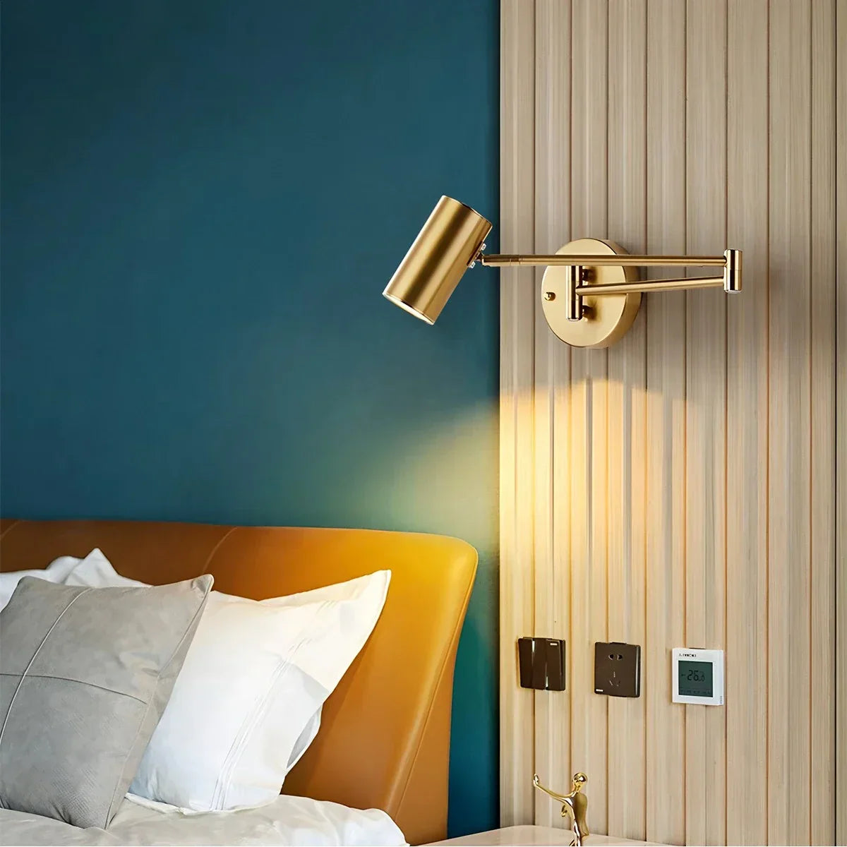 Swing Arm Wall Sconce for Bedroom | Desfino