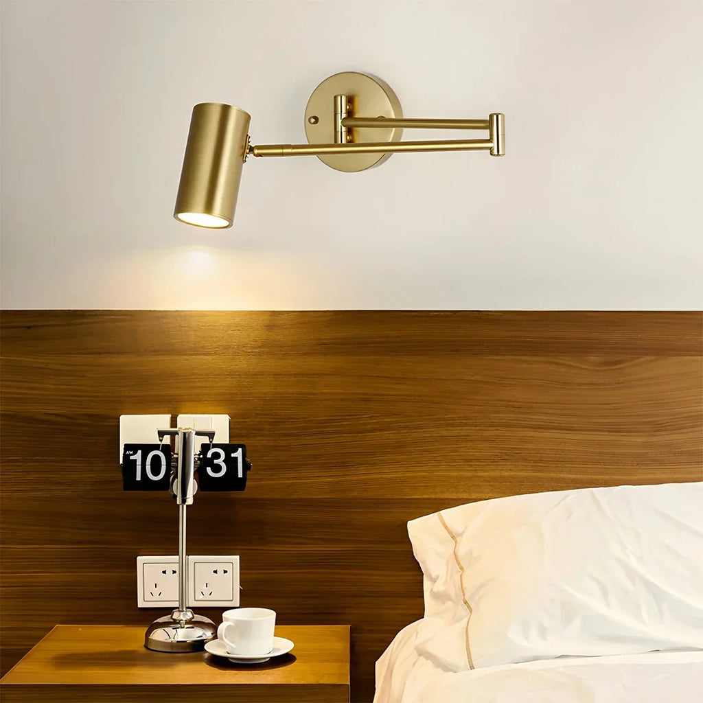 Swing Arm Wall Sconce for Bedroom | Desfino