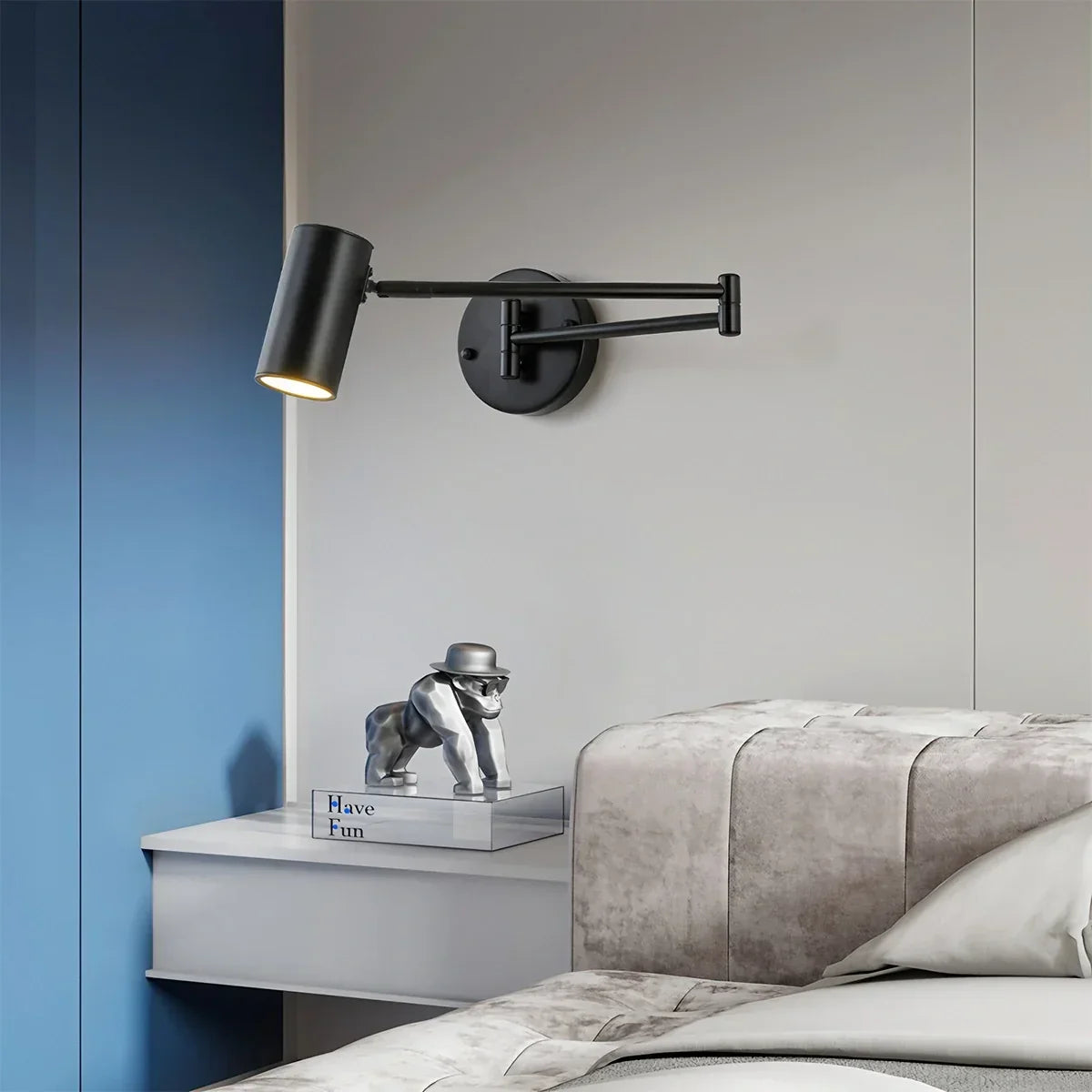 Swing Arm Wall Sconce for Bedroom | Desfino