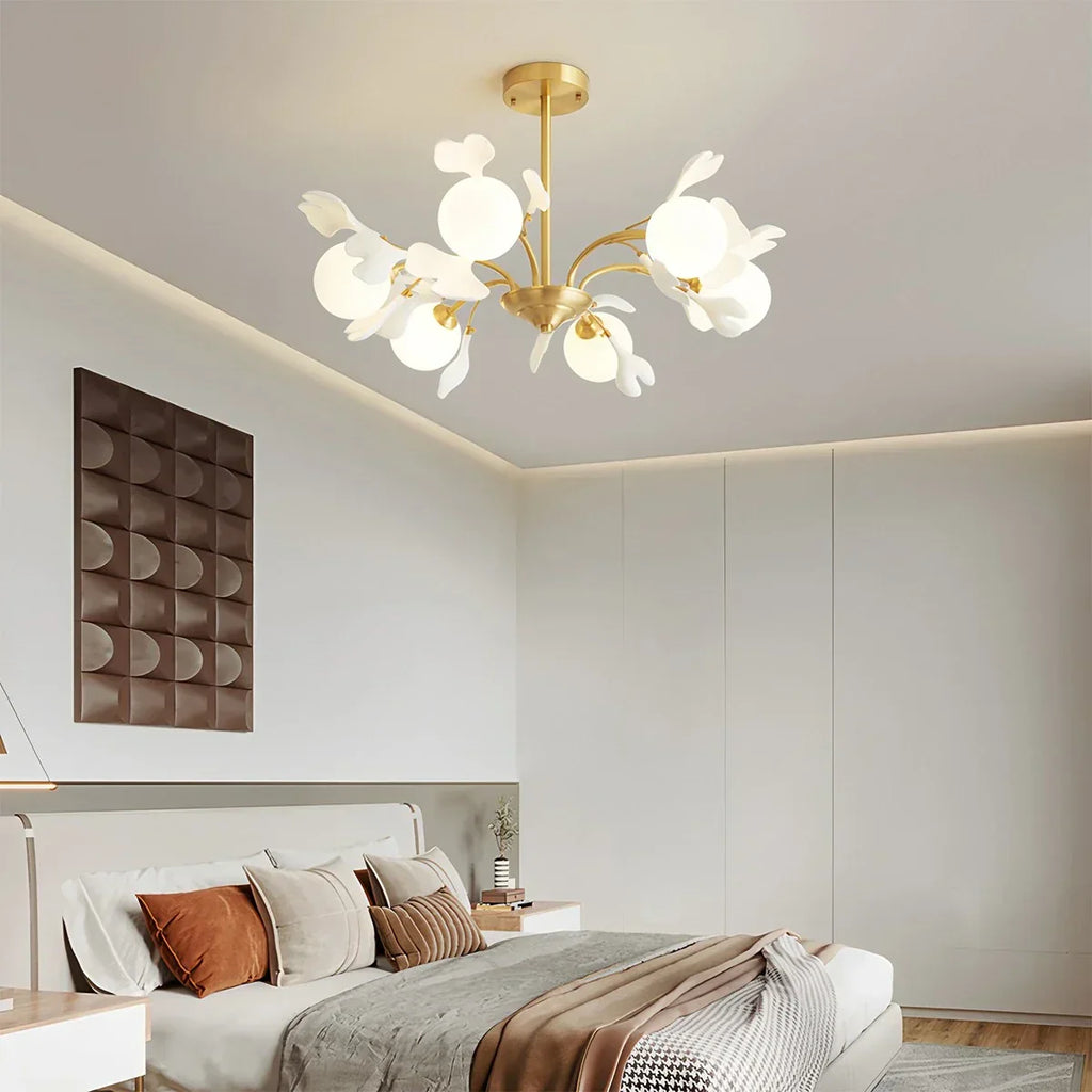 Thalassa Ginkgo Chandelier for Living Room | Desfino