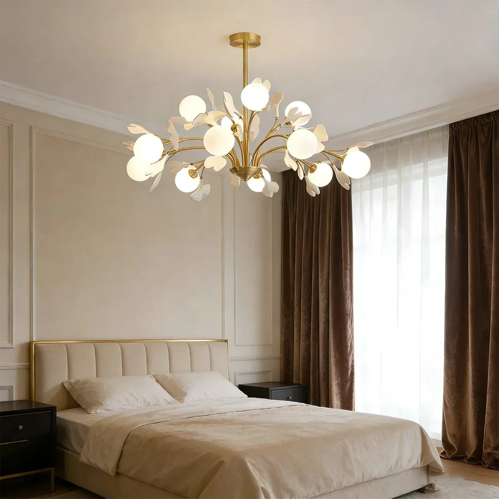 Thalassa Ginkgo Chandelier for Living Room | Desfino